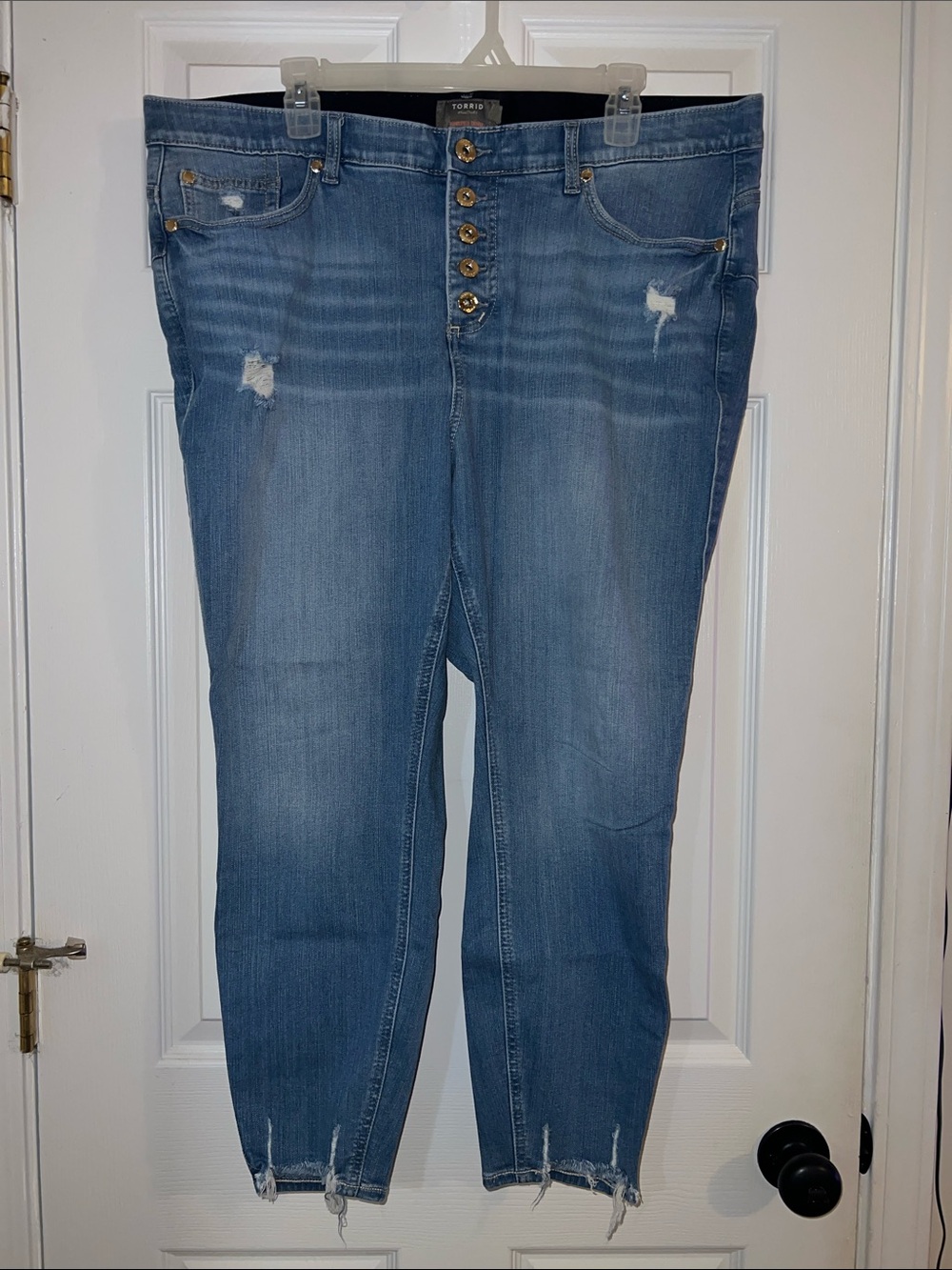 Torrid Distressed Bombshell Skinny Jeans